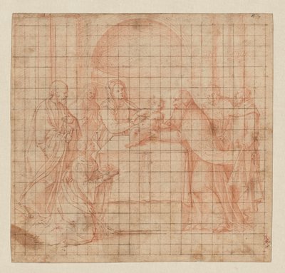 神殿でのプレゼンテーション 作： Girolamo da Santacroce