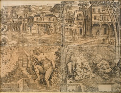 バスルームのスザンヌ 作： Girolamo da Treviso d.Y.