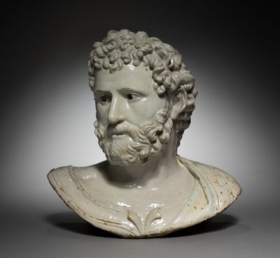 古典的な英雄または皇帝の胸像 作： Girolamo della Robbia