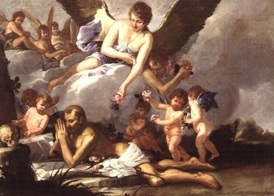 聖フランシスコの自虐史観 作： Giulio (attr. to) Carpioni