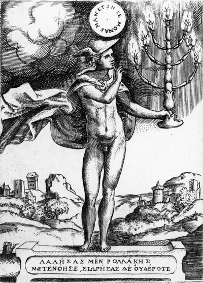 エルメス、1555年（彫刻） 作： Giulio Bonasone