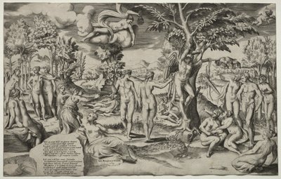 エリシアンフィールズの愛、1563年。 作： Giulio Bonasone
