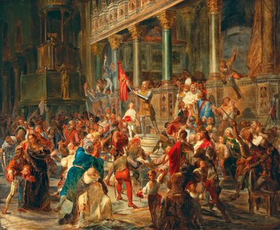 兵士たちの召集 メッサー ヴィットーレ ピサーニ万歳!, 1864. 作： Giulio Carlini