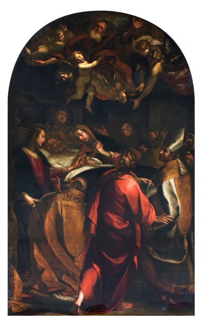 聖ヨセフの苦悶 ジュリオ・チェーザレ・プロカッチーニ（1574-1625）作 1616年 個人蔵 作： Giulio Cesare Procaccini