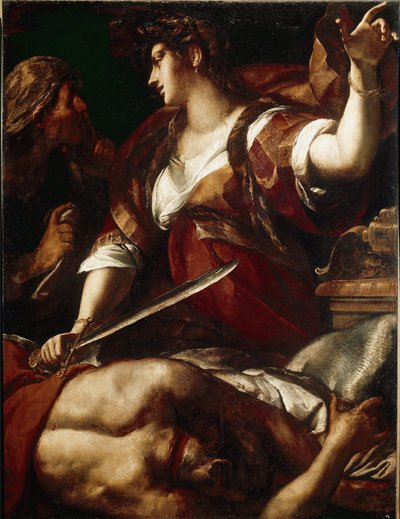 ユディットとホロフェルネス（油彩・キャンバス 作： Giulio Cesare Procaccini