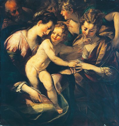 聖カタリナの神秘的な結婚 作： Giulio Cesare Procaccini