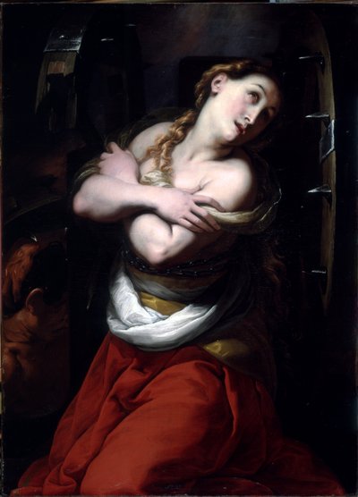 セントキャサリン（リネンの油） 作： Giulio Cesare Procaccini