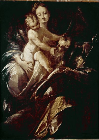 聖家族(油彩・キャンバス 作： Giulio Cesare Procaccini
