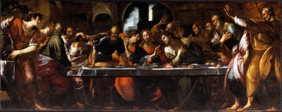 最後の晩餐」（油彩・キャンバス、1618年頃 作： Giulio Cesare Procaccini