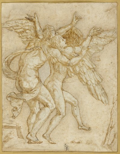 ダイダロスとイカロス 作： Giulio Romano