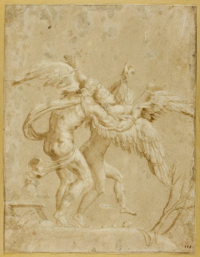 ダイダロスとイカロス 作： Giulio Romano