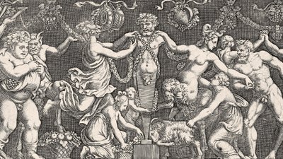 プリアポスへの犠牲、1540年頃 作： Giulio Romano