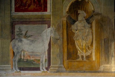馬のホール、パラデルデルテのサラデイカヴァッリ、1526-1534 作： Giulio Romano