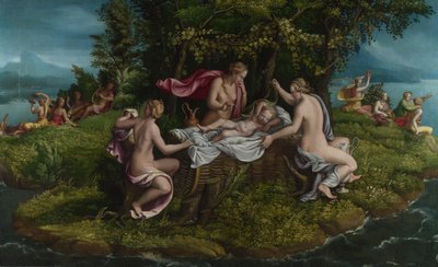 木星の幼年期、1530年代。 作： Giulio, Romano
