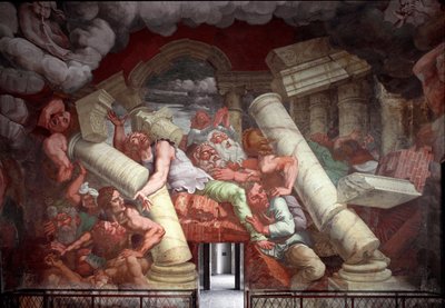 ゲアンツ（または巨人）の没落 作： Giulio Romano