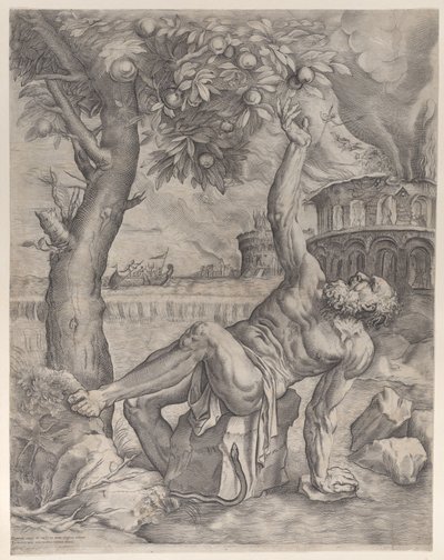 タンタラス、カリフォルニア州。 1557-70。 作： Giulio Sanuto