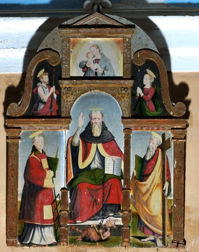 聖ベルナルドの三連画 1578年頃（絵画） 作： Giulio de Rossi