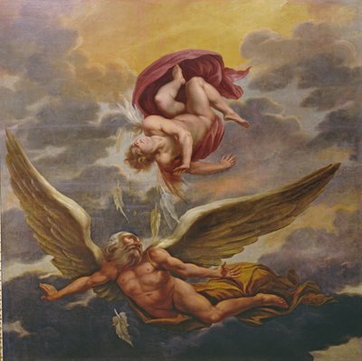 ダイダロスとイカロス（天井画） 作： Giuseppe Cesari