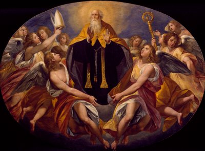 ジュゼッペ・セザーリ（1568-1640）による栄光の聖ベネディクト 作： Giuseppe Cesari