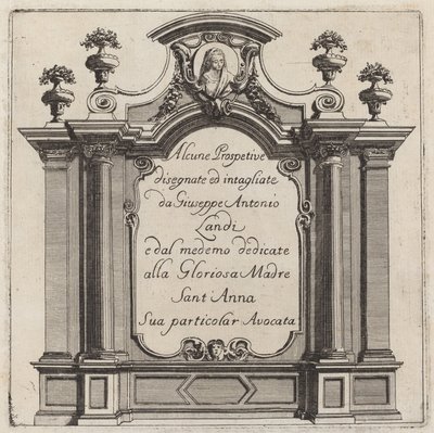 いくつかの視点 作： Giuseppe Antonio Landi