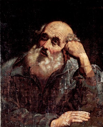 ジュゼッペ・アントニオ・ペトリーニ（1677-1757/8）の描いたアポーレの肖像 サン・ドメニコ修道院のタッジア 作： Giuseppe Antonio Petrini