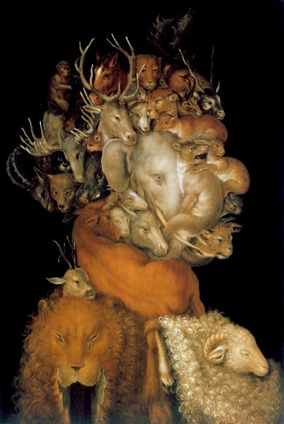地球、1570 作： Giuseppe Arcimboldi