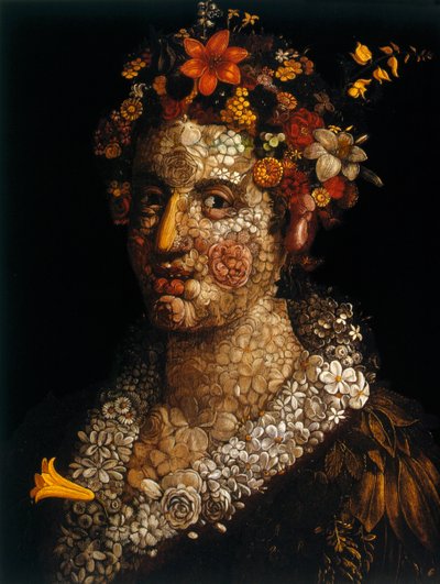 フローラ、c1591 作： Giuseppe Arcimboldi