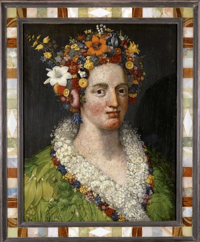 フローラ、1589年。 作： Giuseppe Arcimboldo