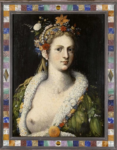 フローラの売春婦、1590年頃。 作： Giuseppe Arcimboldo