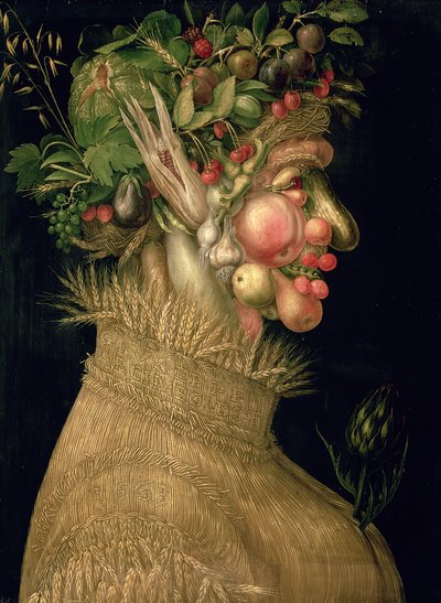サマー 作： Giuseppe Arcimboldo