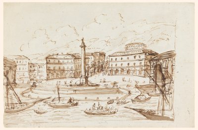 コルシカ島、アジャクシオ港 作： Giuseppe Barberi