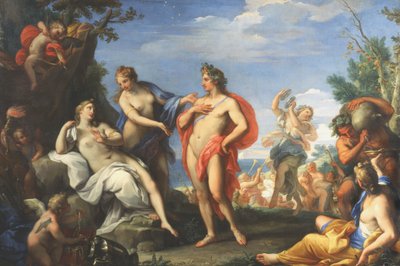バッカスとアリアドネ 作： Giuseppe Bartolomeo Chiari