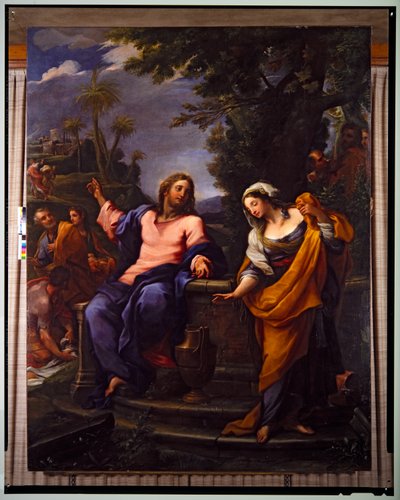 キリストとサマリアの女（絵画） 作： Giuseppe Bartolomeo Chiari