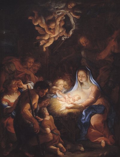 羊飼いの礼拝 作： Giuseppe Bartolomeo Chiari