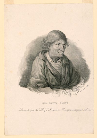 ジョヴァンニ・バッティスタ・カスティの肖像 (1721-1803) 作： Giuseppe Beretta