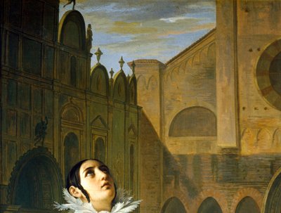 ロレンツィーノ・デ・メディチの殺人、ジュゼッペ・ベッツォーリ作、詳細 作： Giuseppe Bezzuoli