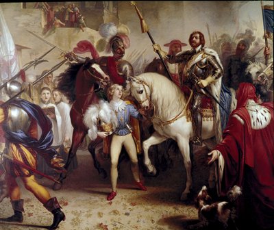 シャルル8世のフィレンツェ入城 作： Giuseppe Bezzuoli