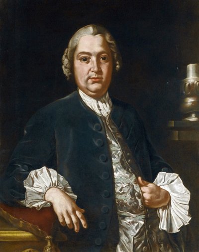 作曲家ニッコロ・ヨンメリ（1714-1774）の肖像 par Bonito, Giuseppe (1707-1789), - 油彩・キャンバス, 84x73,5 - 個人蔵 作： Giuseppe Bonito