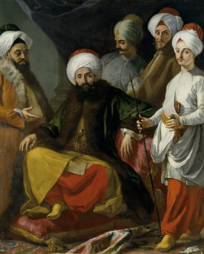 1741年のナポリのトルコ大使館 作： Giuseppe Bonito