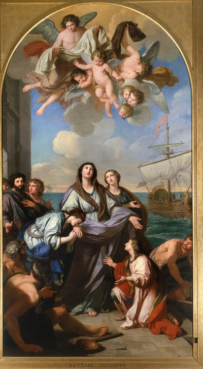 ローマの聖パウロ、聖地へ出発 作： Giuseppe Bottani