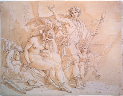 バッカスとアリアドネ、1780年代。 作： Giuseppe Cades