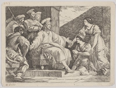 座って説教するキリスト、1766年。 作： Giuseppe Cades