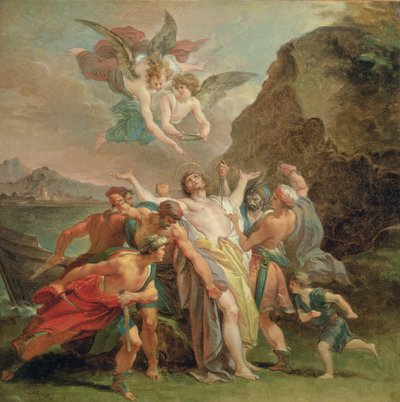 祝福されたシニョレット・アリアータの殉教、1794-6年頃（キャンバスに油彩） 作： Giuseppe Cades