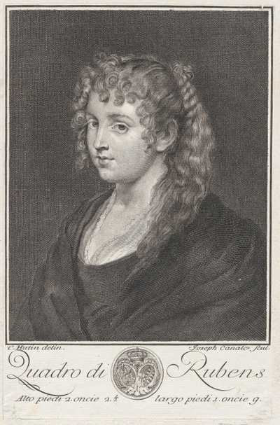 若い女性の肖像、カリフォルニア州。 1745-76。 作： Giuseppe Canale
