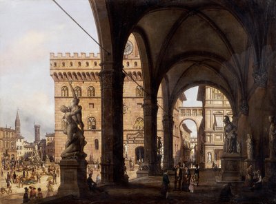 Florence, Piazza della Signoria (Signoria Square), by Giuseppe Cannella (1788-1847)   1462692   ja       japanese Successfully Translated  Original: Aquaduct at Cherchel Translat: Aquaduct at Cherchel 1442745 ja japanese Successfully Translated Original: B 作： Giuseppe Canella