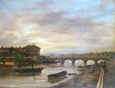 1826年にコンコルドの前に聖雲のボート 作： Giuseppe Canella