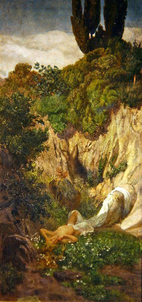 ニンフ、1890（船上のテンペラ） 作： Giuseppe Cellini