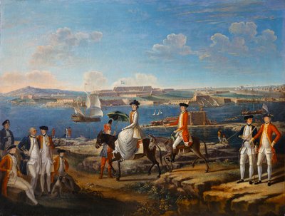 メノルカ島総督夫人ジョンストン夫人、1771年頃（油彩・キャンバス 作： Giuseppe Chiesa
