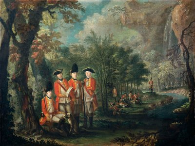 ミノルカ島（メノルカ島）の歩兵第25連隊、1771年頃（油彩・キャンバス 作： Giuseppe Chiesa