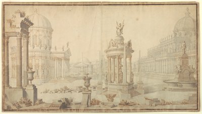 舞台美術：建築ファンタジー 作： Giuseppe Galli Bibiena